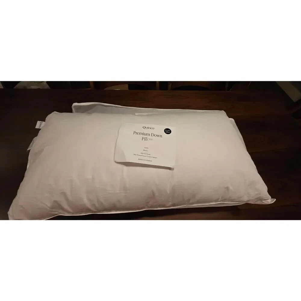 Quince Premium King Down Medium Pillow - NEW